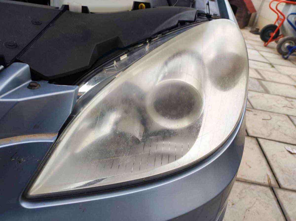 inainte polimerizare faruri