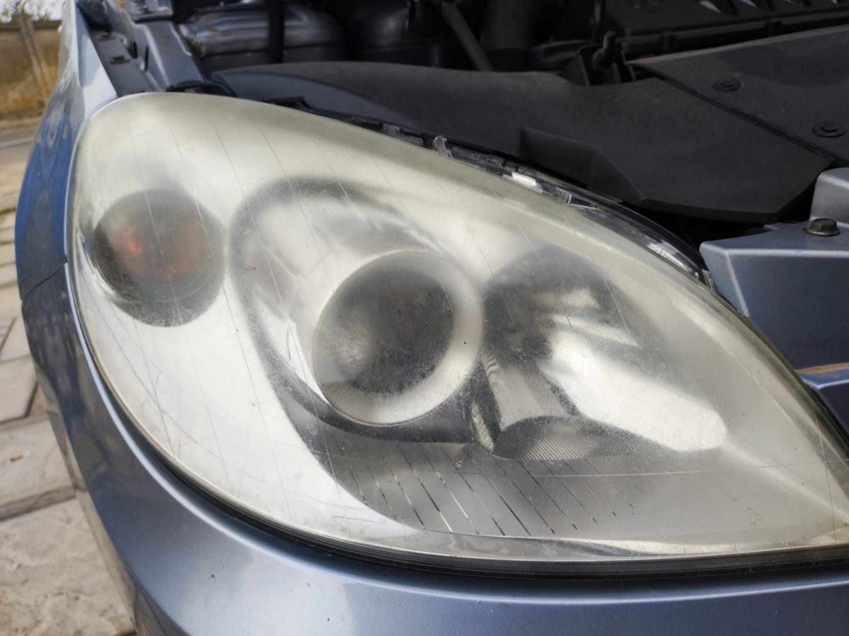 polimerizare faruri inainte