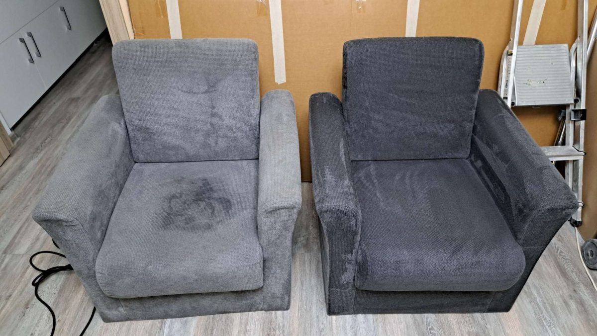 inainte si dupa curatare spalare cu aburi igienizare fotolii canapele saltele tapiterie